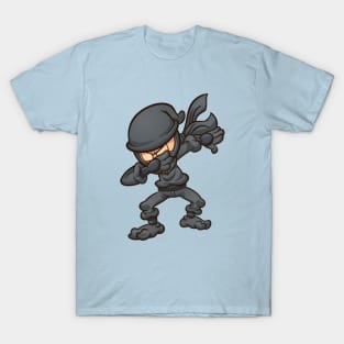 Dabbing cartoon ninja T-Shirt